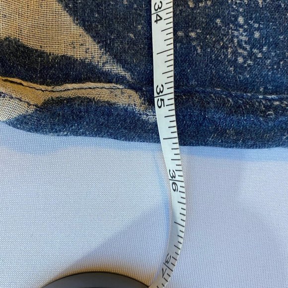 EUC American/America US Flag Infinity Scarf, Sheer - Picture 6 of 6